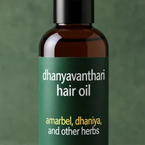 Dhanvantari Hair Oil with Amarbel and Dhaniya (helps reduce baldness)